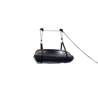 Suport pentru bicicletă Fischer Fahrradlift Profi Plus, montare pe tavan - capacitate 57 kg, înălțime până la 4 m, mecanic, negru, compatibil cu biciclete electrice 4