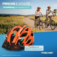 Fischer Urban Lano kerékpáros sisak - narancssárga - S/M (52-59 cm) 9