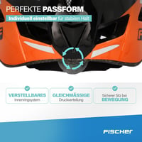 Fischer Urban Lano kerékpáros sisak - narancssárga - S/M (52-59 cm) 6