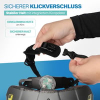 Fischer Urban Montis kerékpáros sisak világító belső gyűrűs rendszerrel - fekete-sárga - S/M (52-59 cm) 7