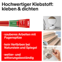 Adeziv de montaj universal fischer GOW 80 ml - Pentru uz interior și exterior, rezistent la apă 3