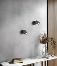 Nástenné LED svietidlo Fischer & Honsel Vano 30368 s vypínačom, pätica GU10, pieskovočierny kov, 8x11 cm, do obývačky, predsiene, spálne 4