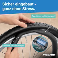 Fischer zračnica za bicikl 28 cola 35/50-622 DV trekking sa zaštitom od bušenja 3