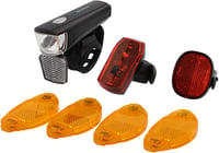 Fischer Kerékpár Bővítőkészlet 7 Részes Dinamó és Kiegészítők Felnőtteknek - coloured, Unit size, Bicycle upgrade set 7 pieces 1