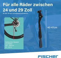 Fischer Kerékpár Hátsó Állvány 24-29 Colos Kerekekhez Magasságállítható - Single 3
