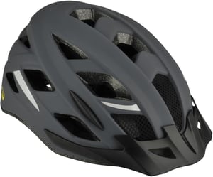 Fischer Urban Levin kerékpáros sisak, világító belső gyűrűvel - szürke - S/M (52-59 cm)