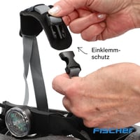 Fischer Kerékpáros Sisak Város Közlekedéshez S/M L/XL Világító Rendszerrel - L/XL, 58 - 61 cm, Grey, Bicycle helmet 4