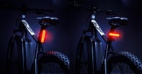 Nabíjateľné zadné cyklistické LED svetlo Fischer s funkciou brzdového svetla, dobíjateľné, vodotesné IPX4, čierne 7