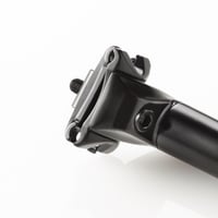 Patentovaná sedlovka Fischer, priemer 27,2 mm, hliník, čierna, cyklistický komponent 2