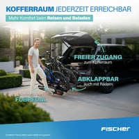 Fischer ProlineEvo 3 nosač bicikla za vučnu kuku - za 3 bicikla, kompatibilan s e-biciklima, nosivost 60 kg 5