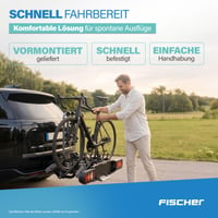 Fischer ProlineEvo 3 nosač bicikla za vučnu kuku - za 3 bicikla, kompatibilan s e-biciklima, nosivost 60 kg 4