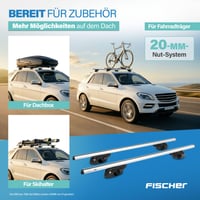 Hliníkový strešný nosič Fischer TopLine XL – 135 cm 6