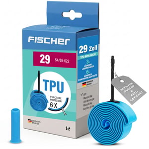 Fischer TPU zračnica za MTB bicikl 29" 54-65-622 (29 x 2.10-2.60), 6x zaštita od bušenja, adapter za ventil