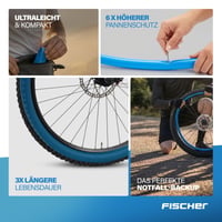 Fischer TPU duša na horský bicykel MTB 29" 54-65-622 (29 x 2.10-2.60), 6x ochrana proti defektu, adaptér na ventil 10