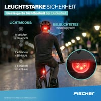 Cyklistická prilba Fischer Urban Montis pre dospelých, veľkosť L/XL (58-61 cm), čierno-žltá, s osvetleným vnútorným prstencovým systémom, na mestské využitie a MTB. 5