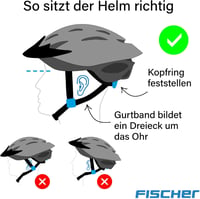 Cyklistická prilba Fischer Urban Plus Dallas so zadným LED svetlom – béžová – L/XL (58 – 61 cm) 9