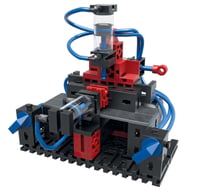 Stavebnica fischertechnik 533874 PROFI Pneumatic Power – Pneumatická hračka pre deti od 8 rokov, rýpadlo a 4 ďalšie modely, 180 ks 8