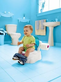 Fisher-Price Első Wc-m Baba Fejlesztő Játék Német Verzió - Potty with Music and Sound 4