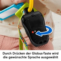 Fisher-Price HXF50 Učiace kľúče so zvieratkami – 4 cestovné hračky, textilné pútko, od 6 mesiacov do 3 rokov 3