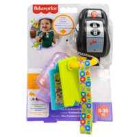 Fisher-Price HXF50 Učiace kľúče so zvieratkami – 4 cestovné hračky, textilné pútko, od 6 mesiacov do 3 rokov 6