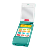 Fisher-Price Laugh & Learn JMM31 skladací mobilný telefón – hudobná a vzdelávacia hračka pre bábätká, od 6 mesiacov, viacjazyčná (angličtina, francúzština, nemčina) 1
