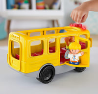 Školský autobus Fisher-Price Little People FKX01 – hračka na tlačenie pre deti od 1 do 5 rokov 2