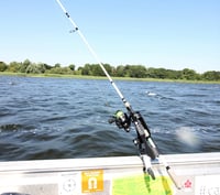 FISHN dupla horgászbot tartó 360° forgatható csónak és hajó felszereléshez 8