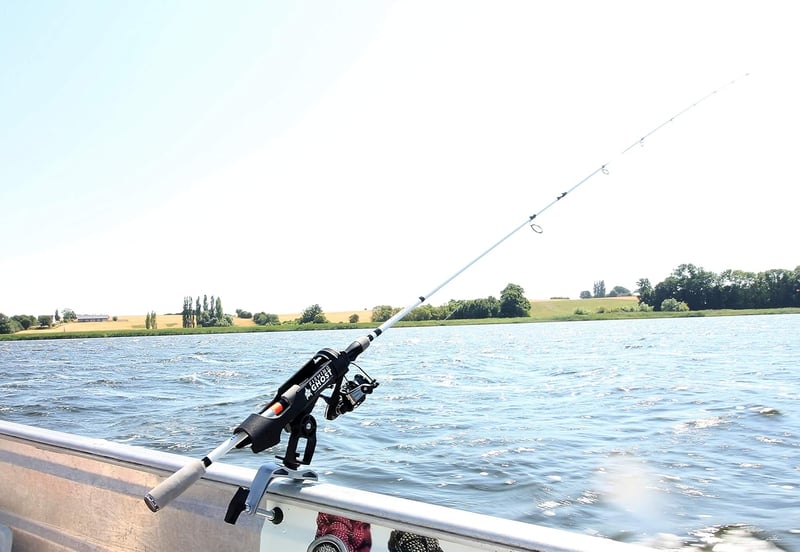 FISHN dupla horgászbot tartó 360° forgatható csónak és hajó felszereléshez