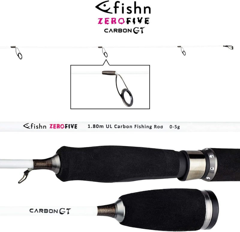 FISHN Zero Five Carbon GT 180cm Ultra Light Pergető Bot 1-5g Súlyhoz