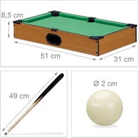 FISHTEC mini biliárdasztal készlet - 51x34x9,5 cm 4