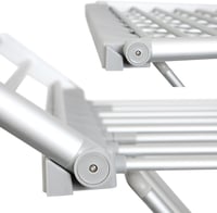 Fishtec Összecsukható Alumínium Elektromos Ruhaszárító - Fürdőszobai Törölközőszárító, 18 Rúd, 230W, 145cm, Időzítővel - Gyors Szárítás, Kom 6