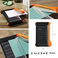 Páková rezačka papiera Fiskars 1077982, A5 na výšku / A4 na šírku, samoostriaca čepeľ, ochrana prstov 2