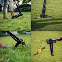 Fiskars 4 részes kertészeti szerszám szett gyomirtó kapával és metszőollóval - Weed Cutter/Planting Tool Kit (includes pruning shears) 3