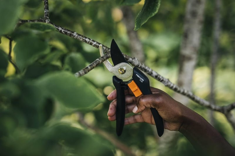 Fiskars 4 részes kertészeti szerszám szett gyomirtó kapával és metszőollóval - Weed Cutter/Planting Tool Kit (includes pruning shears)