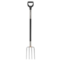Fiskars vrtne vile za kopanje za tvrdo i kamenito tlo, 4 zupca, vrtni alat duljine 132 cm 1