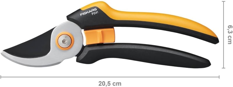 Fiskars Bypass Metszőolló L P341 Friss Ágakhoz Rozsdamentes Acél 20,5cm - Bypass - P341