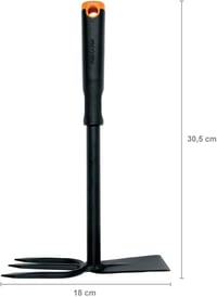 Fiskars Ergo kombinált kapa 30,5 cm rozsdamentes acél fejjel és ergonomikus nyéllel - Combination hoe 2