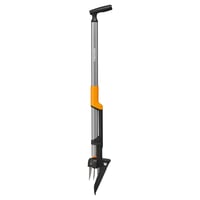 Fiskars Ergonomic izvlači korov 1082708 | Dugačka drška, 4 kraka od nehrđajućeg čelika, ergonomska drška, sustav za izbacivanje, crna/narančasta 8