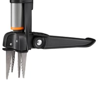 Fiskars Ergonomic izvlači korov 1082708 | Dugačka drška, 4 kraka od nehrđajućeg čelika, ergonomska drška, sustav za izbacivanje, crna/narančasta 5