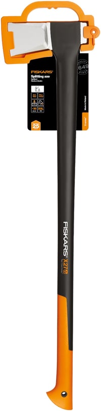 Štiepacia sekera Fiskars s chráničom ostria a prepravnou poistkou, 96 cm, na lesné práce a prípravu palivového dreva 6