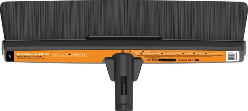 Fiskars Kültéri Kemény Seprű 480mm Fekete - 480 mm / L, Multipurpose Broom Head L