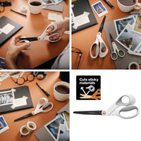 Fiskars 1070026 nem tapadó kézműves olló 21 cm - fehér 2