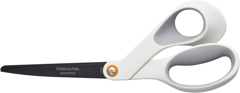 Fiskars 1070026 nem tapadó kézműves olló 21 cm - fehér