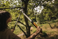 Foarfecă pentru crengi Fiskars PowerGear X LX98-L, bypass, cu mecanism cu pârghie, pentru lemn verde, 80 cm, strat antiaderent, negru/portocaliu 4