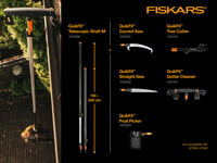 Fiskars QuikFit 1000691 Píla na konáre 55 cm, čepeľ z kalenej ocele, čierna/oranžová, na rezanie vzdialených konárov 5