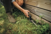Fiskars Solid GS21 Škare za travu - 31 cm, crne/narančaste, ergonomska ručka, čelik/plastika 3