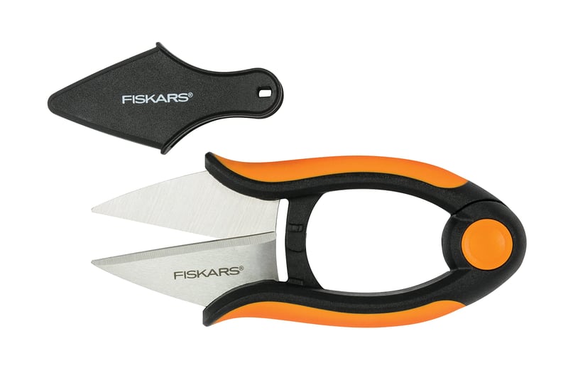 Fiskars Solid SP-220 škare za začinsko bilje - crne/narančaste - 12,9 cm