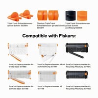 Fiskars SureCut rezačka papiera, formát A5 na výšku a A4 na šírku, precízna rezačka 6