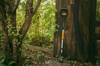 Fiskars X-Series 1082709 Vytrhávač buriny, teleskopický vytrhávač buriny so 4 čeľustiami z nehrdzavejúcej ocele, rukoväť v tvare D, dĺžka 120 cm, mechanizmus na uvoľnenie buriny 6