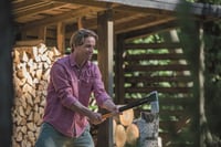Štiepacia sekera Fiskars X17 s chráničom čepele, veľkosť M, 60 cm násada, na štiepanie palivového dreva 7